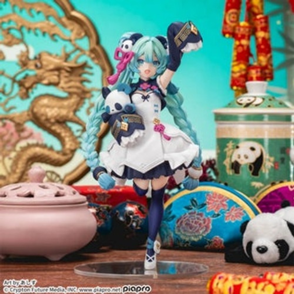 Taito Hatsune Miku AMP+ Figure Panda panda China Ver Vocaloid New US Seller